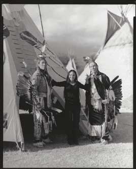Greg Red Elk, Irene Bedard, Bob Red Elk